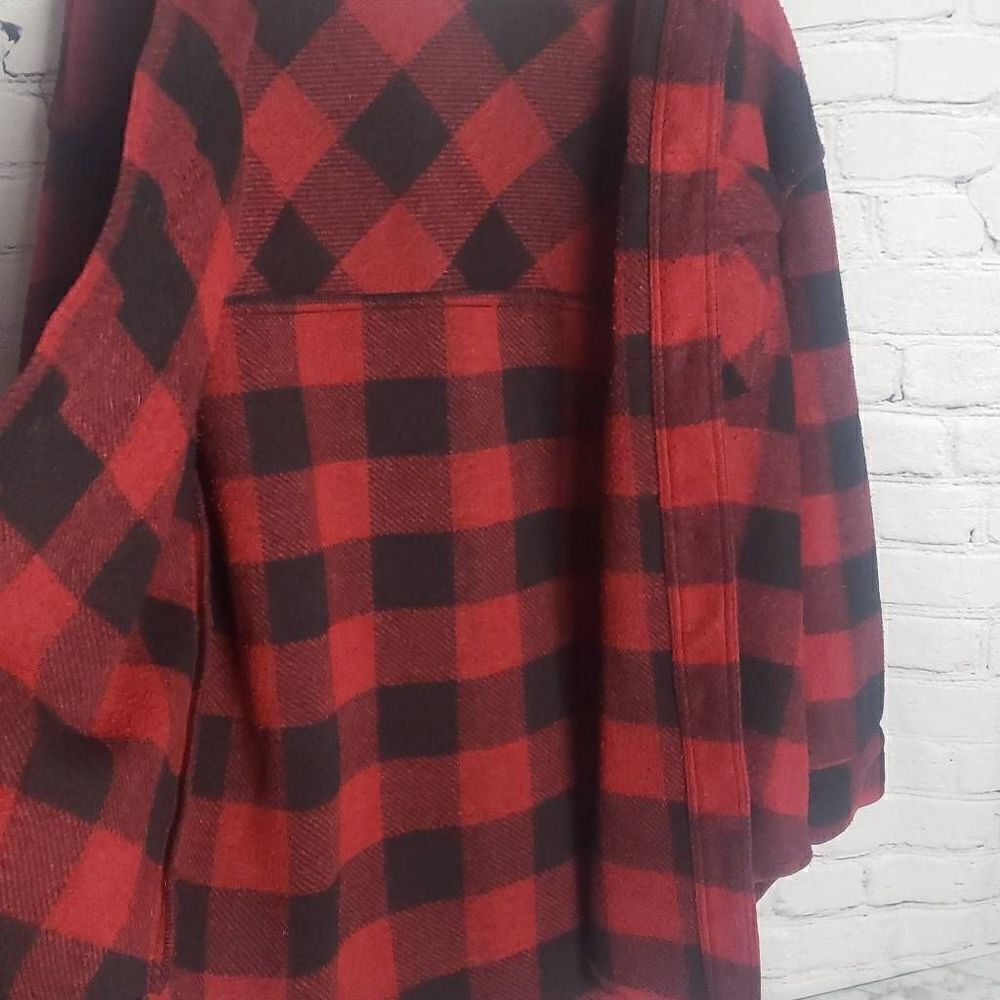 Terra‎ & Sky Red and Black Plaid Button Up Jacket - Picture 15 of 16